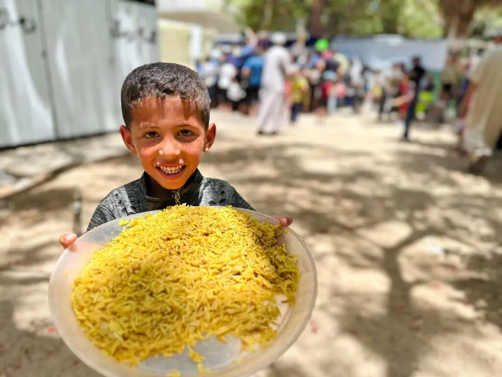 Food bank in Gaza